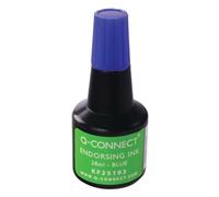 Q-Connect Endorsing Ink 28ml Blue (Pack of 10) Ref KF25103Q