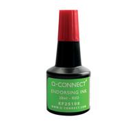 Q-Connect Endorsing Ink 28ml Red (Pack of 10) Ref KF25108Q