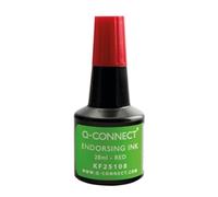 Q-Connect Endorsing Ink 28ml Red (Pack of 10) Ref KF25108Q
