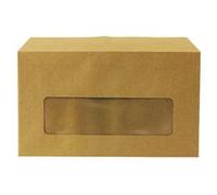 Q-Connect Envelope 89x152mm Pocket Centre Window Gummed Pk1000 -KF3431