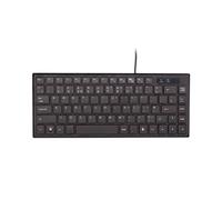 Q-Connect Ergonomic Compact Keyboard Black - Kx220