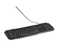 Q-Connect Ergonomic Wired Keyboard Black