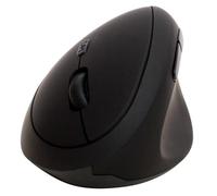 Q-Connect Ergonomic Wireless Vertical Mouse/with 6 Buttons/Battery Powered/Right Handed PC/Laptop/Black/2.4G/Computer Mouse/Gaming/Wireless/Range 10M