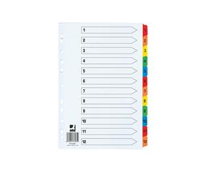 Q Connect Ew Index 1-12 Reinf Multi