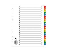 Q-Connect EW Index A-Z Reinforced Multicoloured (15 Pack) KF76986Q
