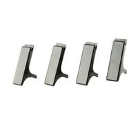 Q-Connect Executive Letter Tray Risers Black (Pack Of 4)