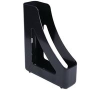 Q-Connect Executive Magazine Rack Black (Dimensions: W78 x D240 x H305mm)