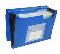 Q-Connect Expanding File 13-Pocket Blue KF01275