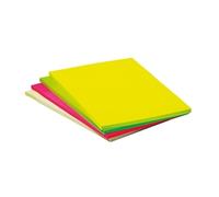 Q-Connect Extra Sticky Meeting Pads 101x150mm Assorted (Pack of 4)
