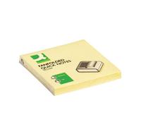 Q-Connect Fanfold Notes 75X75mm Yellow (Pack Of 12) Kf02161