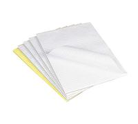 Q-Connect Feint Ruled Board Back Memo Pad 160 Pages A4 (Pack of 10)