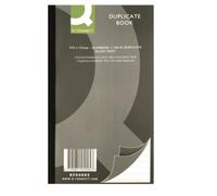 Q-Connect Feint Ruled Duplicate Book, 210 x 127 mm