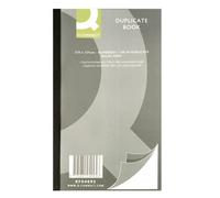 Q-Connect Feint Ruled Duplicate Book 210x127mm (PACK OF 4) + Free Finchley Refils Pen
