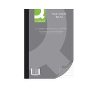 Q-Connect Feint Ruled Duplicate Book A4 Ref KF04096