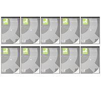 Q-Connect Feint Ruled Margin Head Bound Refill Pad 160 Pages A4 (Pack of 10) KF02228