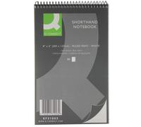 Q-Connect Feint Ruled Shorthand Notebook 160 Pages 203x127mm (20 Pack) KF31003
