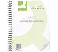Q-CONNECT Wirebound Duplicate Book Feint Ruled A4 305 x 228 mm