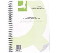 Q-CONNECT Wirebound Duplicate Book Feint Ruled A4 305 x 228 mm