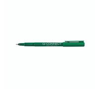 Q Connect Fineliner Pen 0.4 GRN PK10