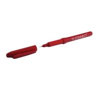 Q-Connect Fineliner Pen 0.4mm Red (Pack of 10)