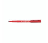 Q-Connect Finelnr Pen 0.4MM Red PK10