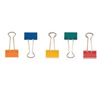 Q-Connect Foldback Clip 19mm Assorted (Pack of 10)