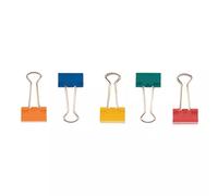 Q-CONNECT Foldback Clips 32mm Assorted colors