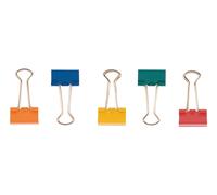 Q-CONNECT Foldback Clips, 32mm - Assorted colors