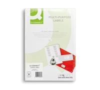 Q-Connect Full Face CD DVD Label 2 Per Sheet White Pk 100- KF05608