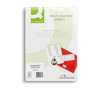 Q-Connect Full Face CD DVD Label 2 Per Sheet White Pk 100- KF05608