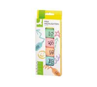 Q-Connect Fun Mini Highlighter Pens Pastel Assorted (Pack Of 6)