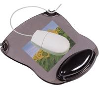 Q-Connect Clear Gel Mouse Mat Grey Ref KF20084