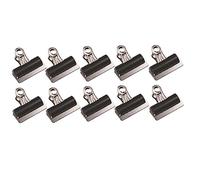 Q-Connect Grip Clip 75mm Black (10 Pack)