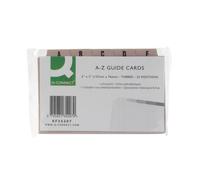 Q Connect Guidecards 5X3 A-Z Bf PK25