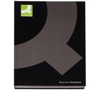 Q-Connect Hardback Casebound Notebook A5 Black (Pack Of 3)