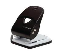 Q-Connect Heavy Duty Metal Desk Hole Punch Black KF14221