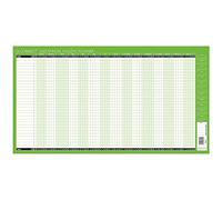 Q-Connect Holiday Planner Unmounted 2023 KFAHP23, Green