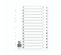 Q-Connect Index 1-15 Board Reinf WHT