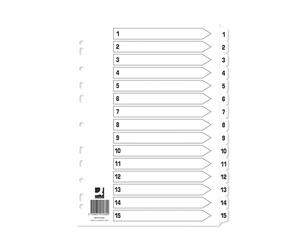 Q-Connect Index 1-15 Board Reinf WHT