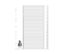 Q-Connect Index 1-31 Polypropylene White (10 Pack) KF01357Q