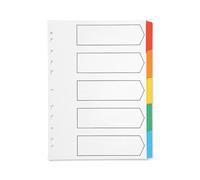 Q-Connect Index A4 Multi-Colour Btab