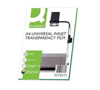 Q-Connect Inkjet Over Head Projector Film (Pack of 50)