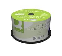 Q-Connect Inkjet Printable CD-R Discs 52x (Pack of 50) Ref KF18020