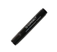 Q-Connect Jumbo Permanent Marker Pen Chisel Tip Black Pk 10 - KF00270