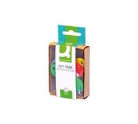 Q-Connect Key Fobs Assorted (Pack of 6) Ref KF02036Q