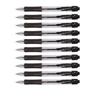 Q CONNECT - KF00267 - PEN RETRACTABLE BLACK 10PK