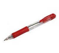 Q-Connect KF00269 Ballpoint Pen - Ballpoint Pens (Red, Red, Transparent, Plastic, Medium)
