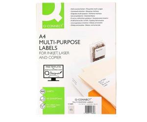 Q-Connect KF00573 Labels White 38.1 x 21.2 mm