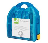 Q-Connect Kf00577 50 Person Wall-Mountable First Aid Kit,blue