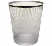 Q-CONNECT KF00849 waste container Round Silver